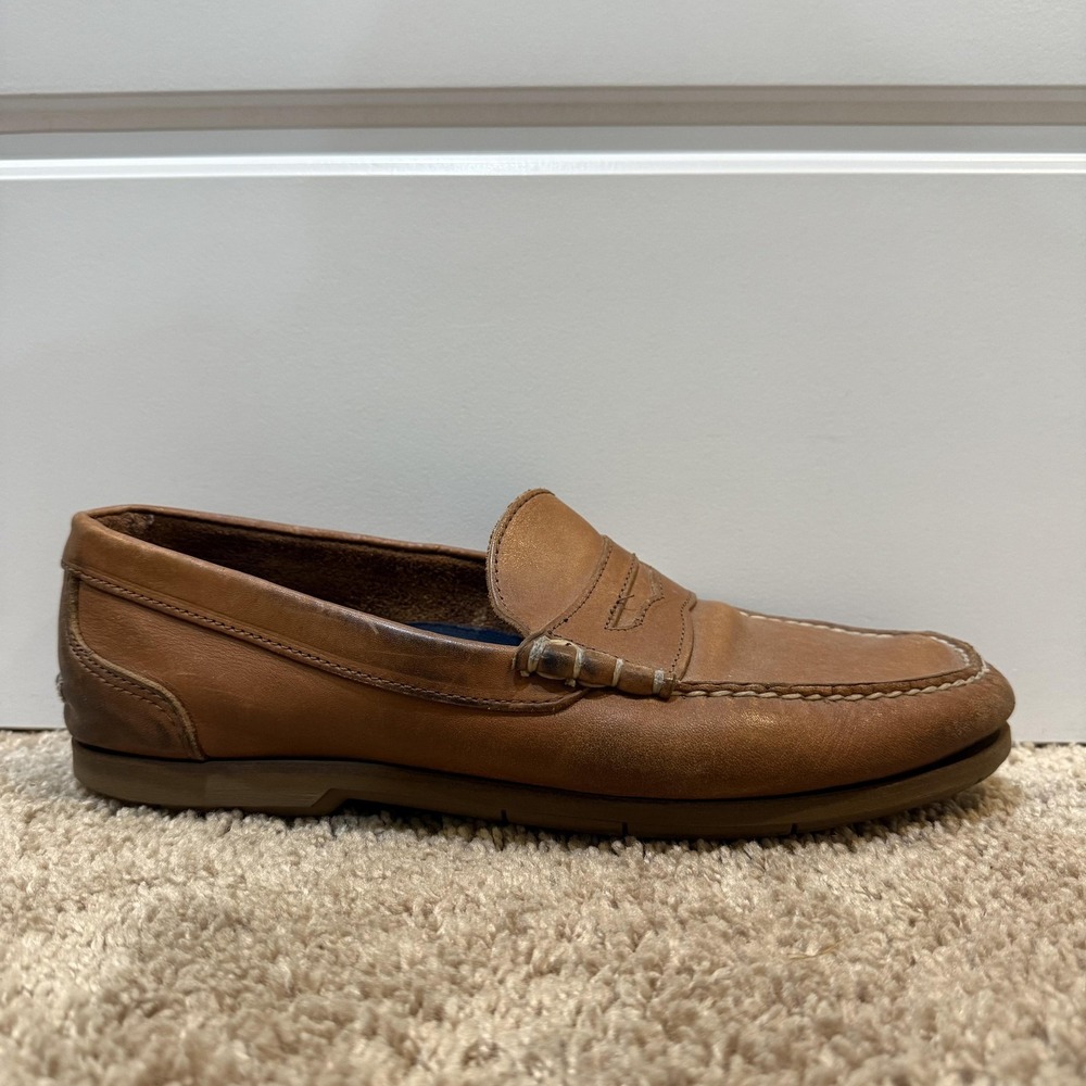 Timberland‎ Shoes Mens Size 46 Brown Leather Loafer Slip On Comfort Casual